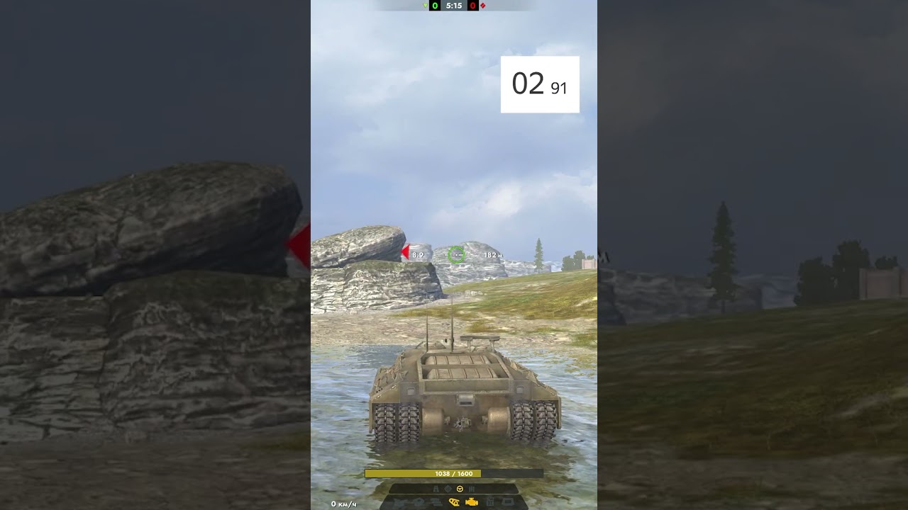 Самый медленный снаряд! Антирекорды в Tanks Blitz! Часть 3 #shorts #танксблитц #tanksblitz