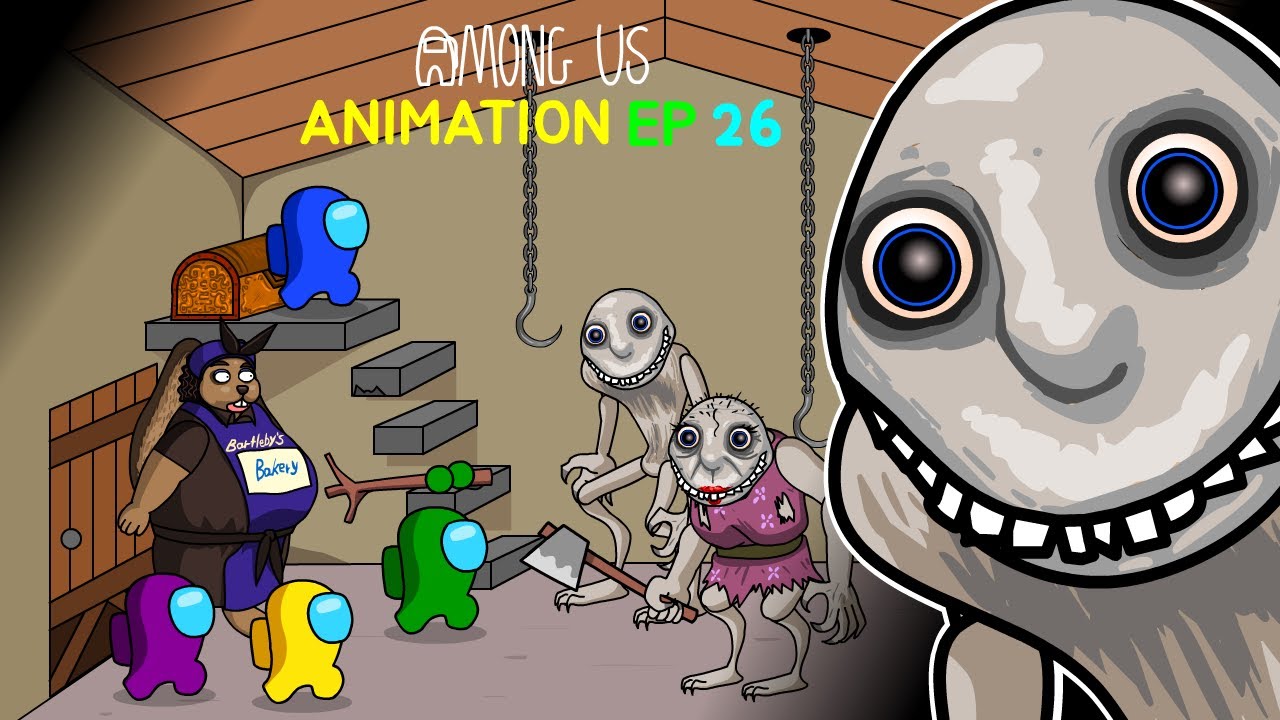 어몽어스 VS 창문 밖의 남자 26화 AMONG US ANIMATION 26