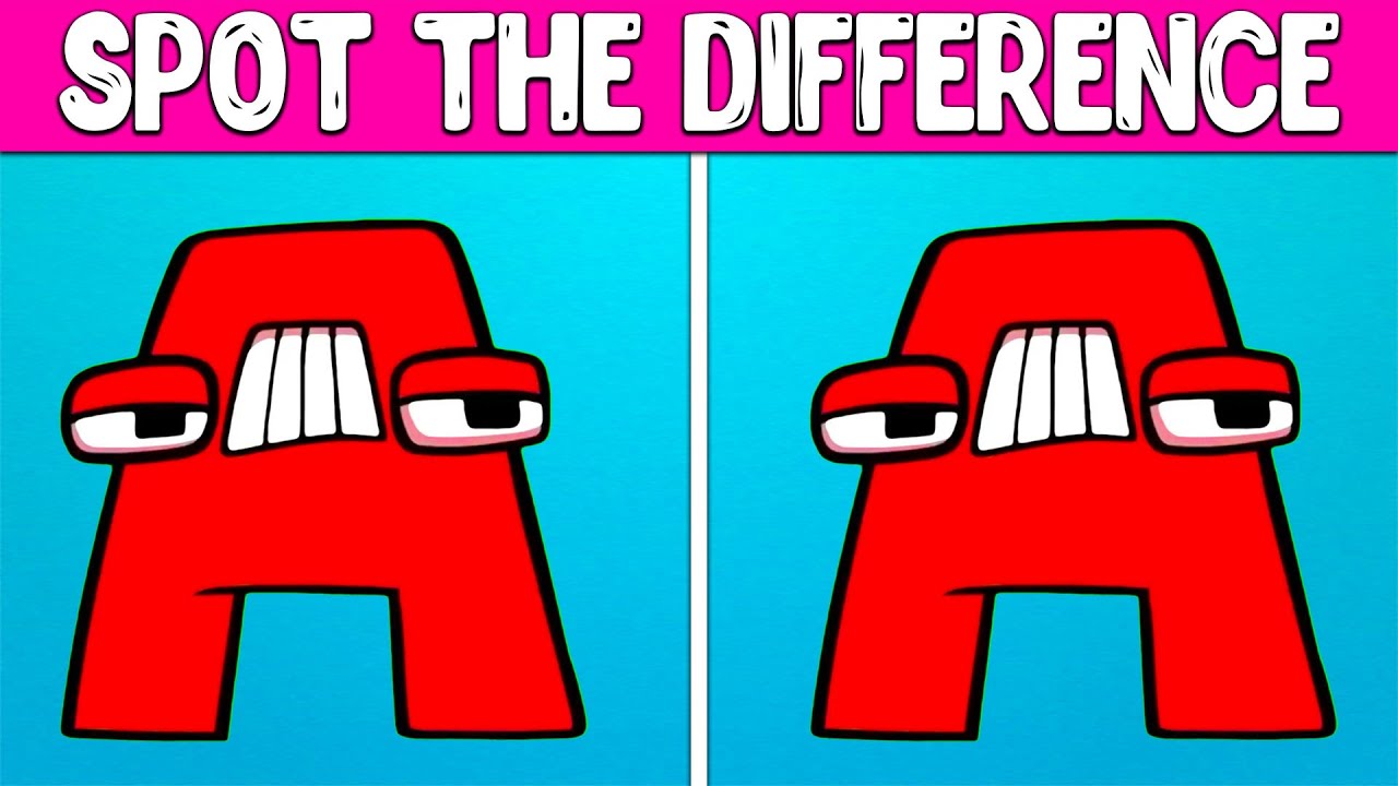 Spot The Alphabet Lore Difference | Alphabet lore quiz #1