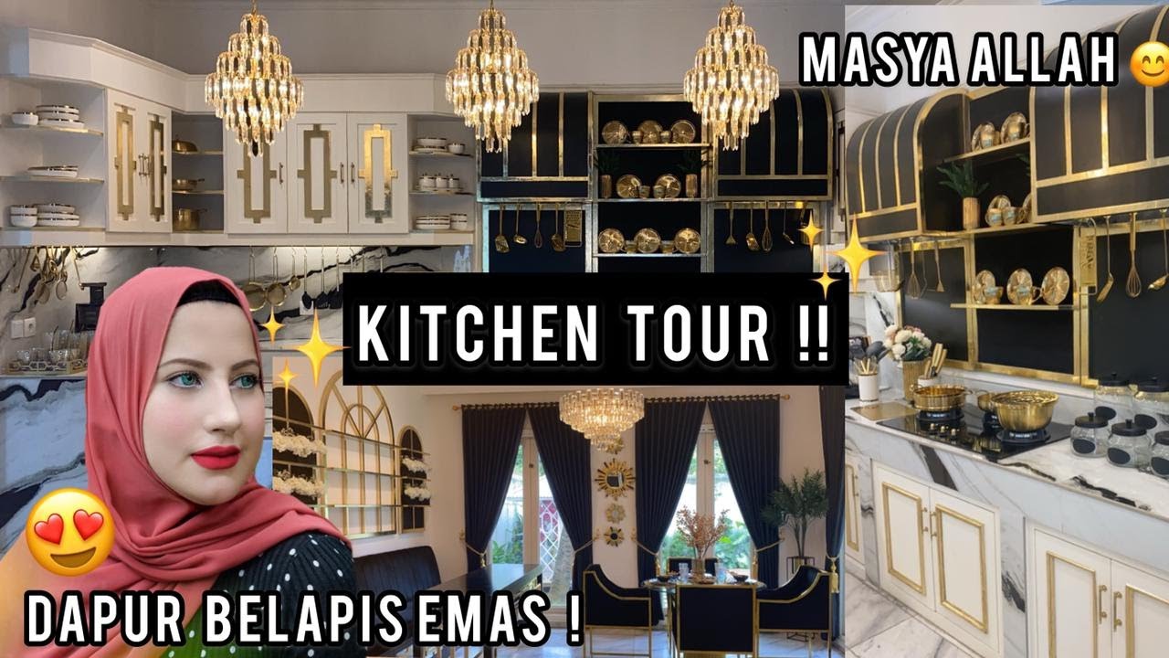 DAPUR BARU TASYI JADI BERLAPIS EMAS (KITCHEN TOUR) ?