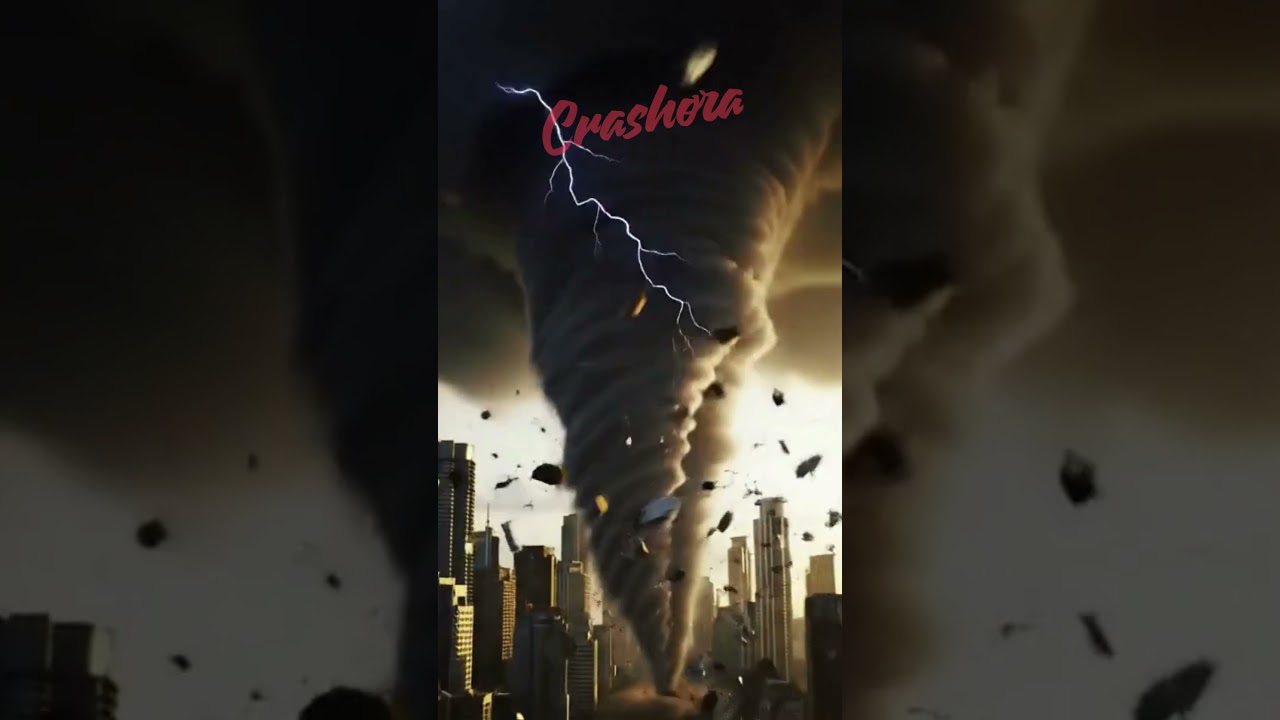 🔥Апокалипсис Торнадо!!!⚡ #tornado #naturaldisaster #extremeweather #epicdestruction #citydestruction