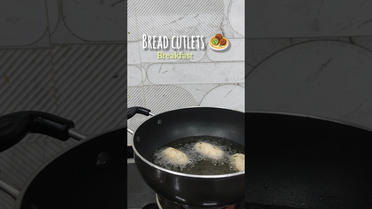 bread cutlets Recipe|Perfect breakfast for kids | #breakfast #cutletrecipe #tastyfood #snacks #food💕
