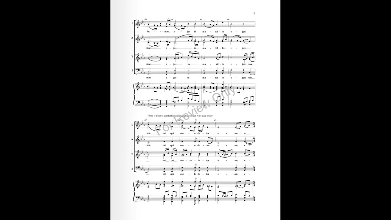 The Lamentations of Jeremiah (SATB)—Richard Burchard