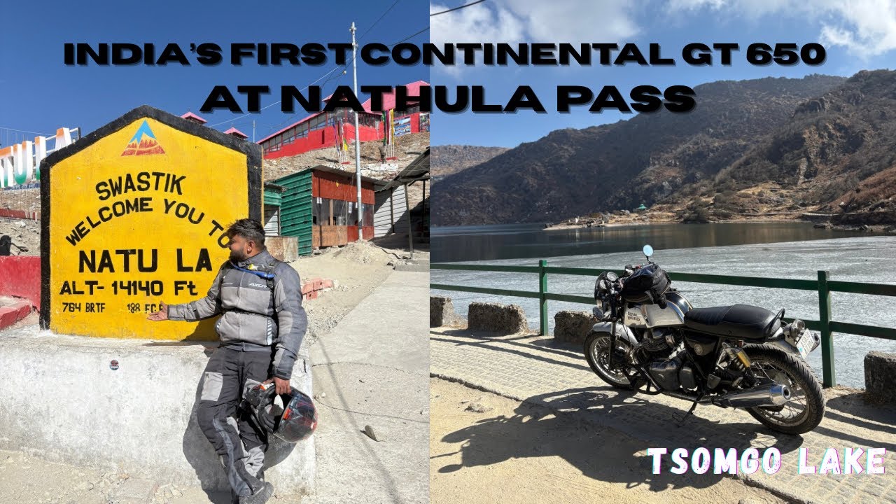 India’s first continental gt650 at a height of 14140ft above sea level || gnathang valley visted gt