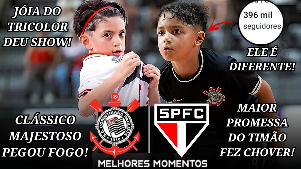 Corinthians x São Paulo | Gols e Melhores Momentos | Paulistão Sub-7 2025