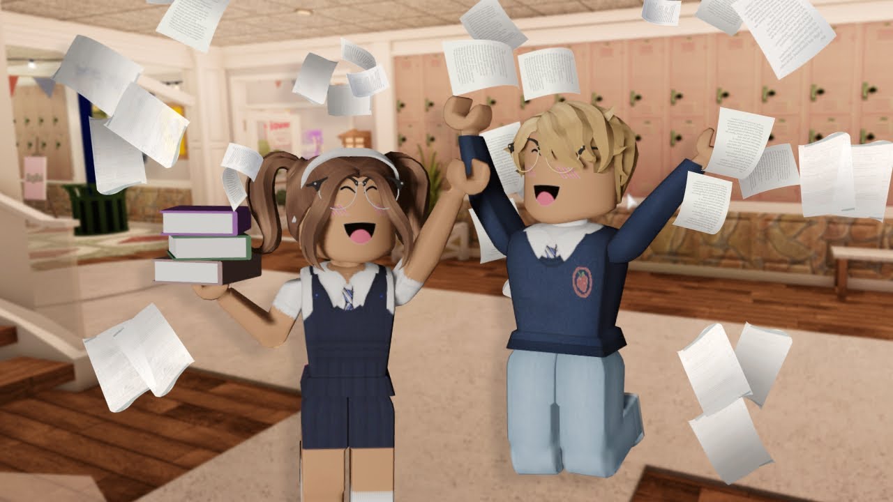 the kids are on *summer break* | summer celebration | last day of school | bloxburg family roleplay