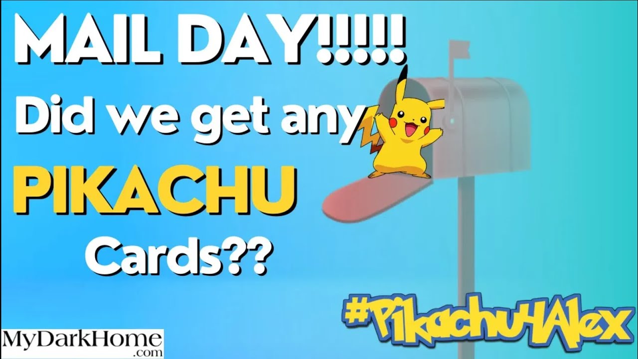 MAIL DAY! Another bunch of Pikachu cards for the collection! #Pikachu4Alex #Pokemon #Pikachu