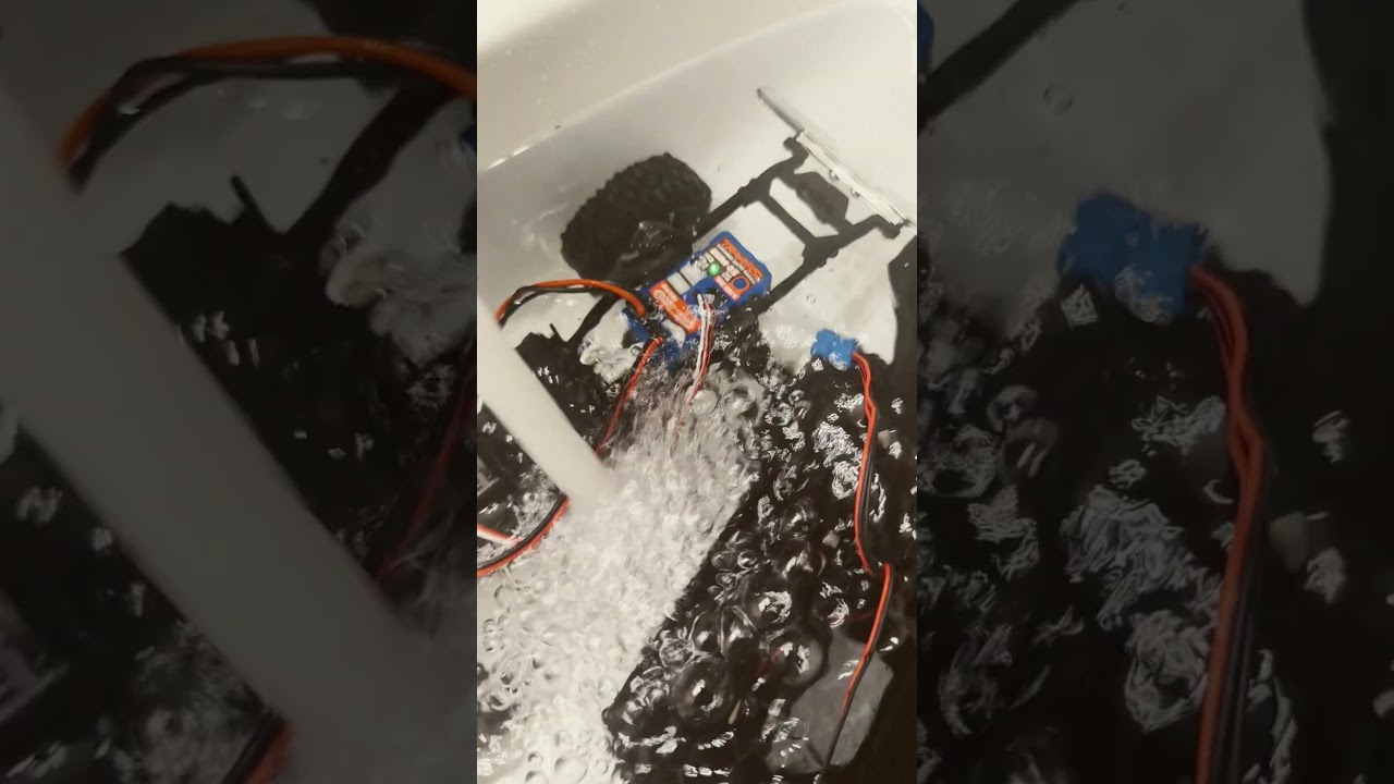 Тест водонепроницаемости Traxxas trx4m