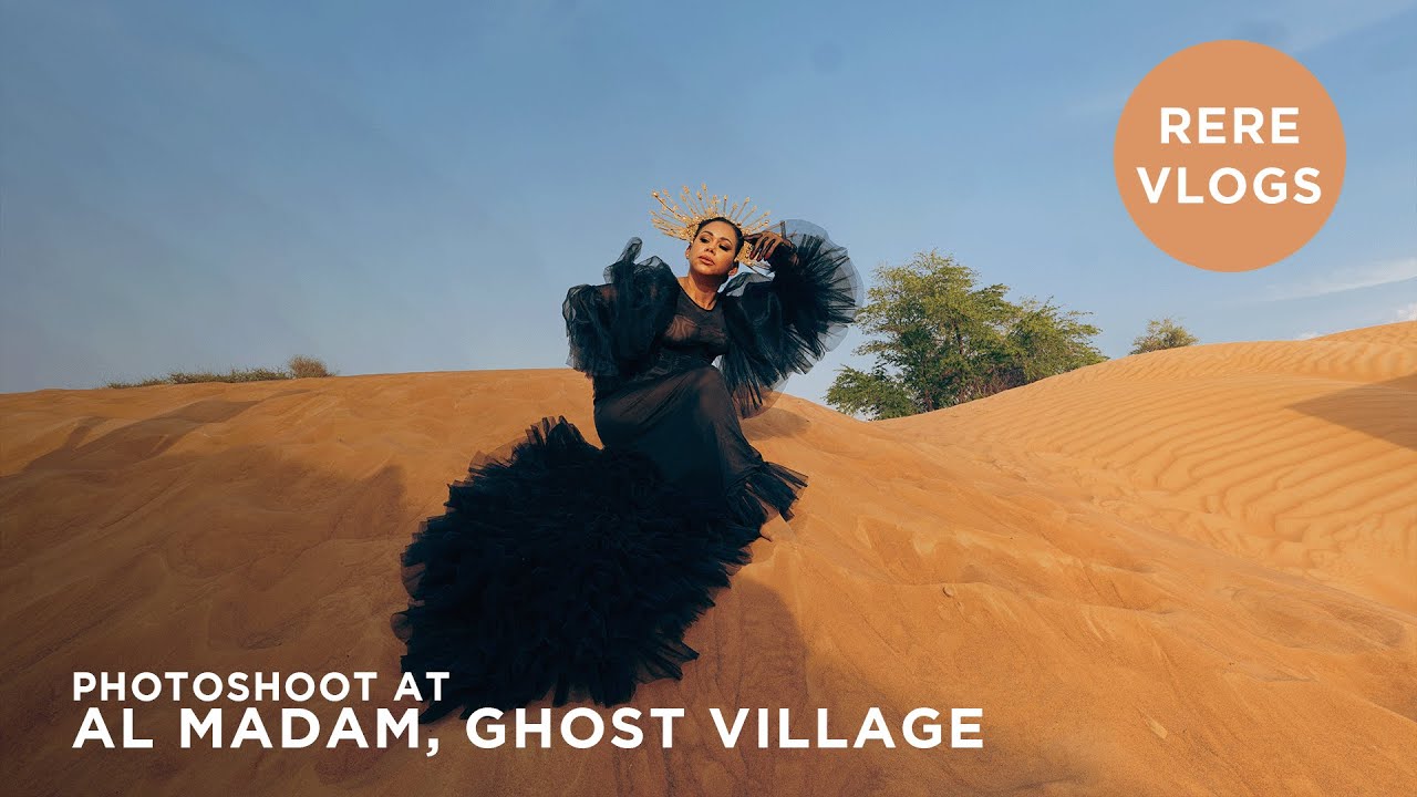 BTS of Photoshoot | Al Madam, Ghost Village | VLOG