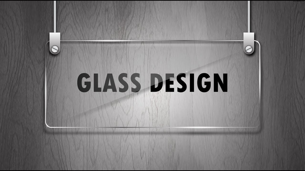 adobe illustrator tutorial | Glass Design