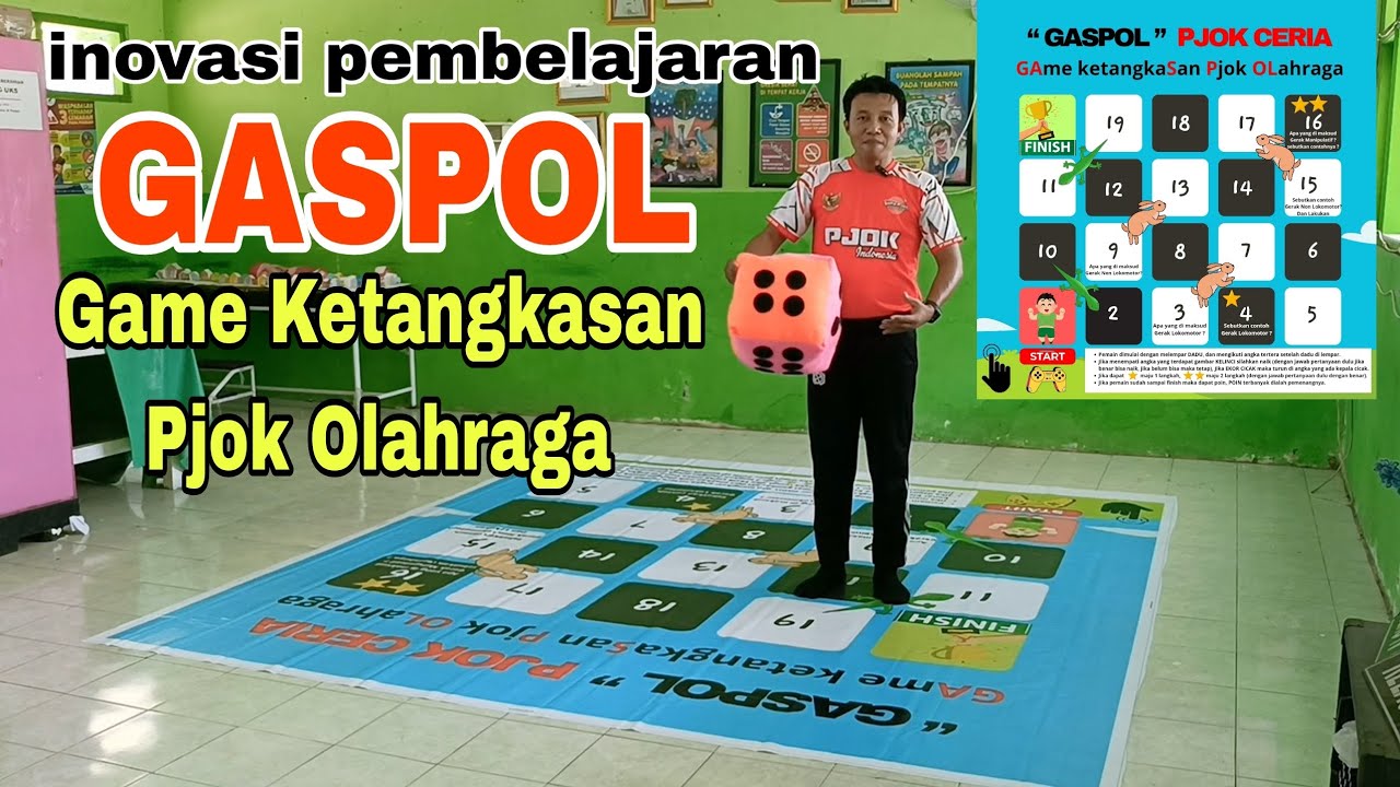 inovasi pembelajaran GASPOL Game Ketangkasan PJOK Olahraga di jamin siswa menyenangkan