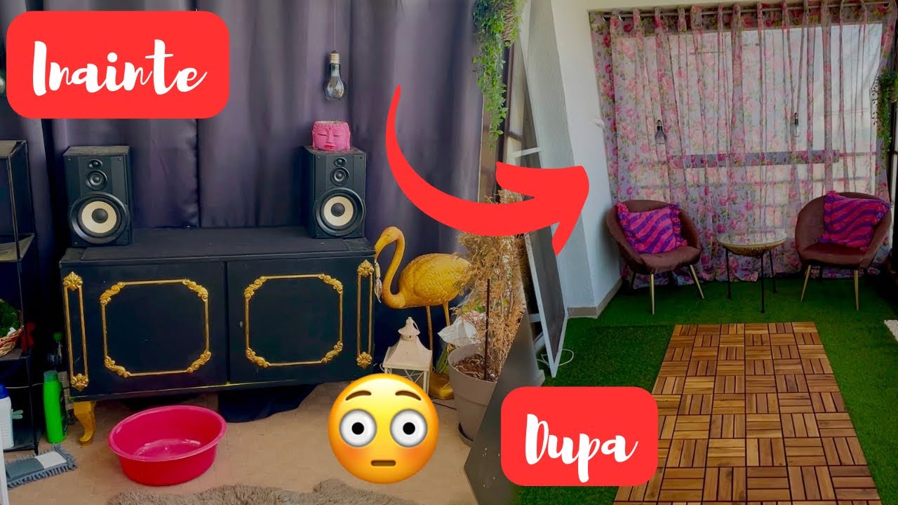 Transformarea ULUITOARE a balconului nostru | DIY, decor vintage și multă inspirație de vară |