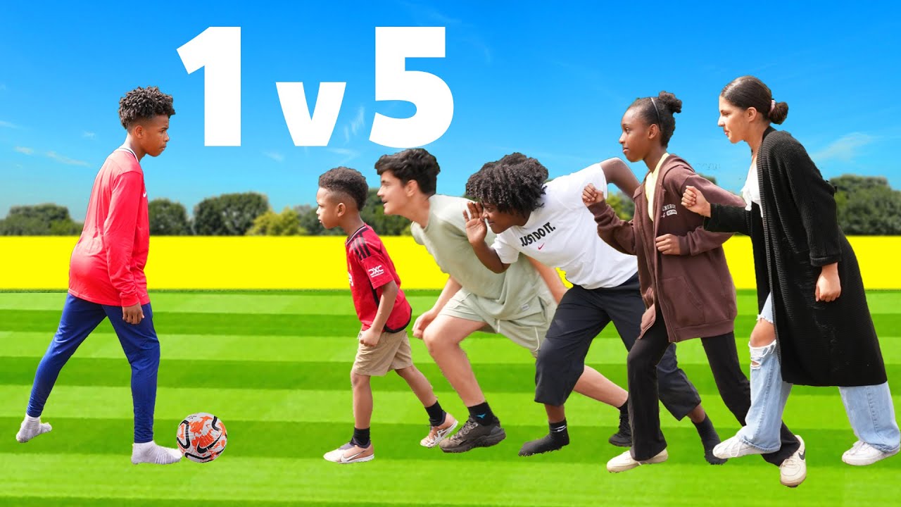 Can I Win 1v5 Football Match vs My Family?