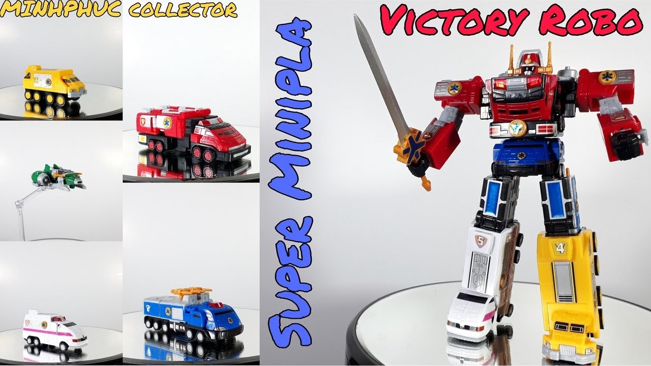 [MP.54]. Review Super Minipla Victory Robo (ビクトリーロボ) - Light Speed Megazord - Đại siêu nhân Cứu Hộ