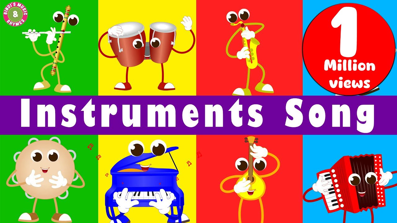 Instruments Song | Toddler Rhymes | Educational Kids Song | Bindi's Music & Rhymes