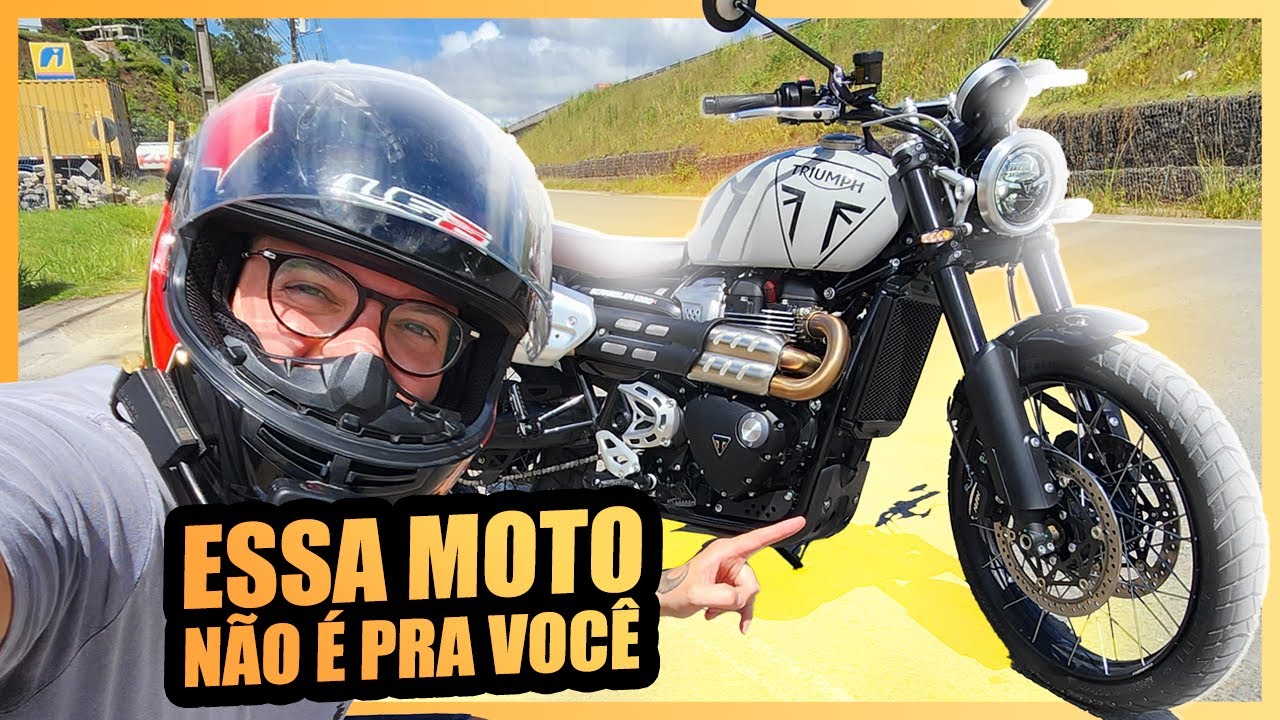 ACELERANDO FORTE A TRIUMPH SCRAMBLER 1200 *MOTO FEITA PARA QUEM ENTENDE DE MOTO*