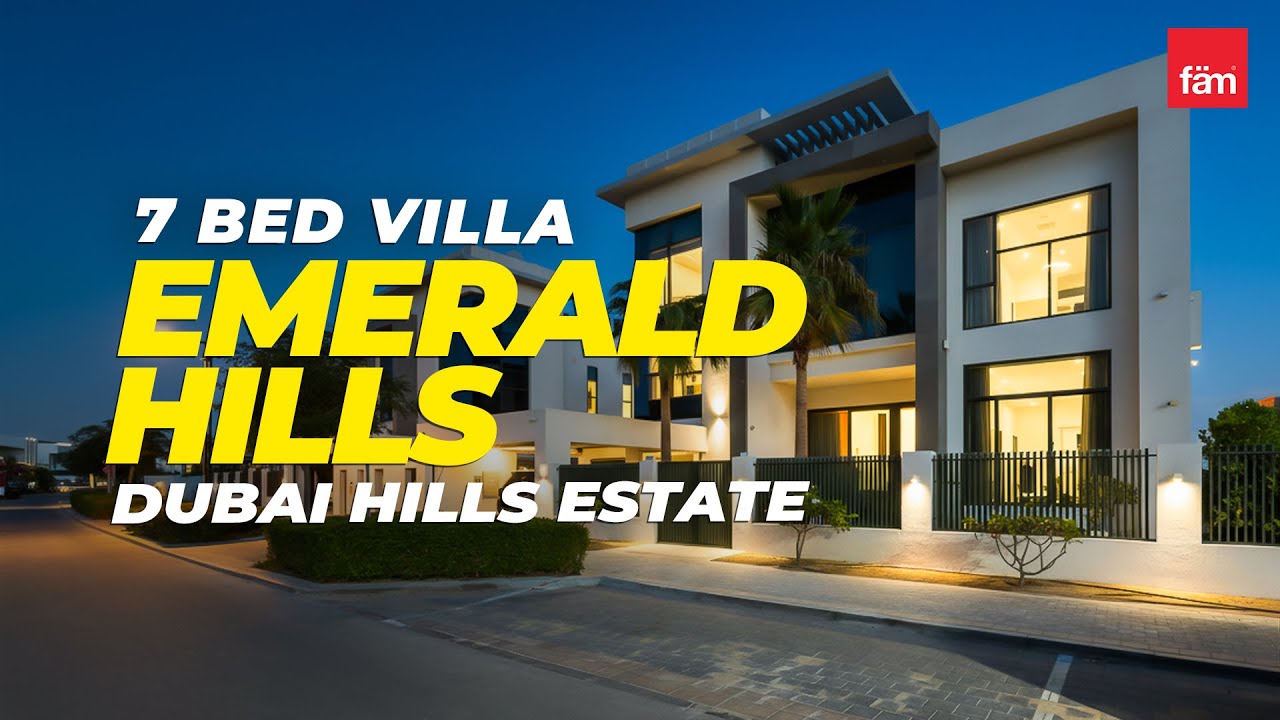 Luxurious 7 Bed Villa in Emerald Hills, Dubai Hills Estate