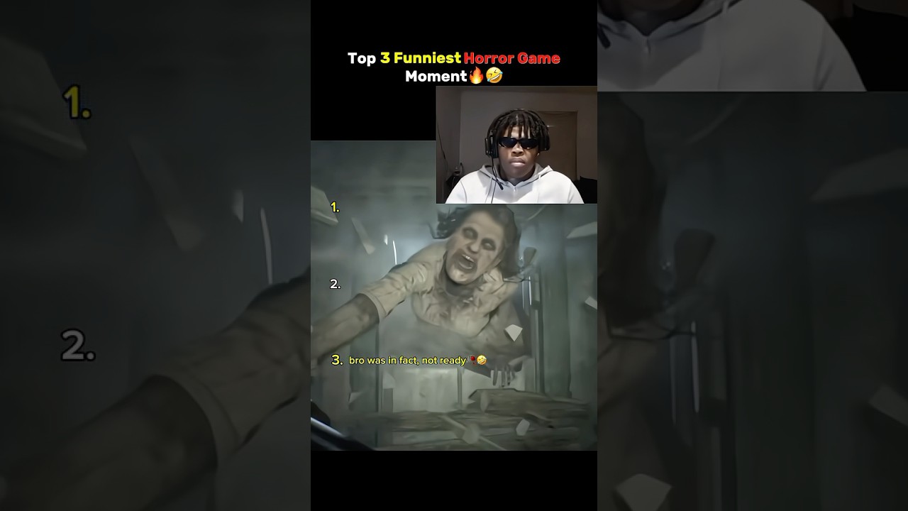 Top 3 Funniest Horror Game Moment (Bro is always safe from being jumpscared😭) #horrorgame #funny