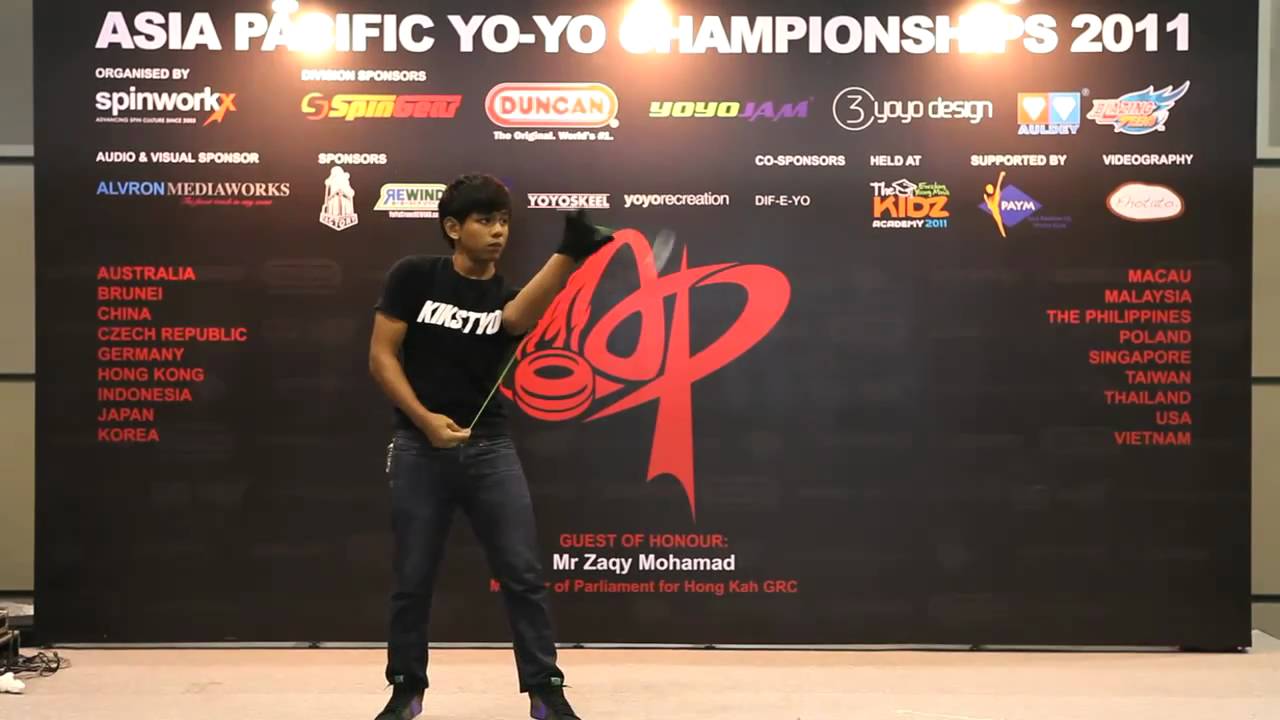 AP11: 1A Division Qualifiers 2nd - Darrell Mitchell (SG) - Asia Pacific Yo-Yo Championships 2011