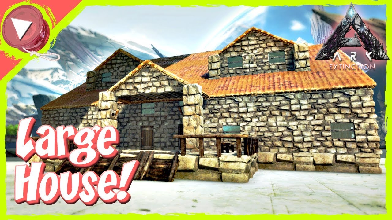 Let's Build a Large House! | Ark: Survival Evolved Building Tutorial