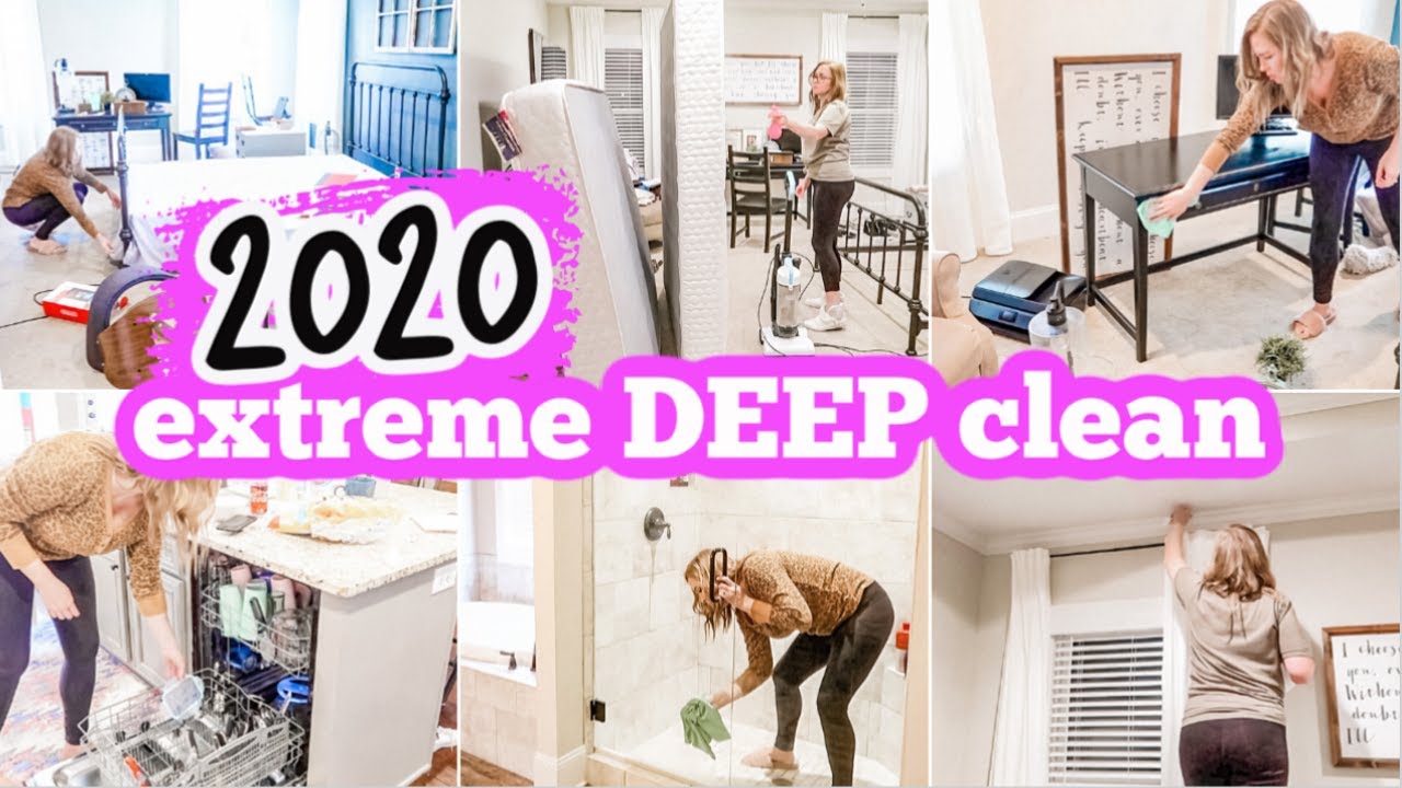 EXTREME DEEP CLEANING VIDEO 2020! | MESSY HOUSE BEFORE & AFTER