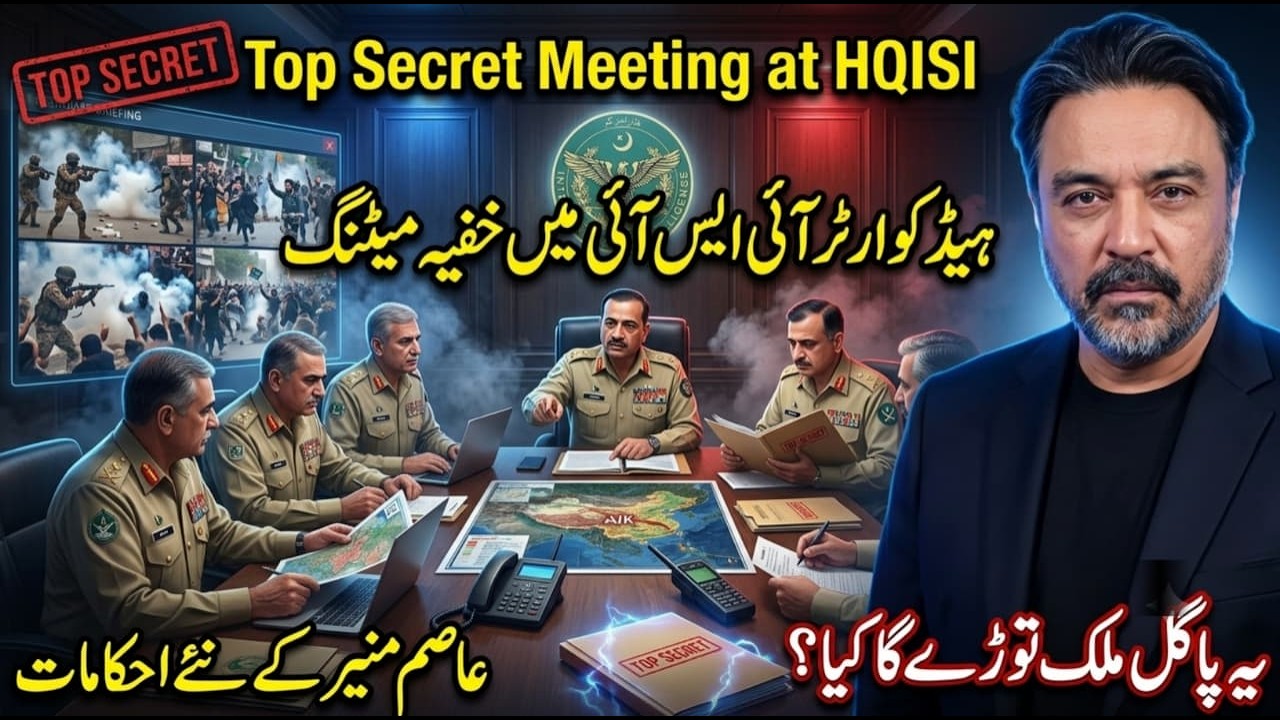 Inside Asim Munir's Top Secret 7-Hour ISI Meeting | Presidency Plan & Kashmir Orders?