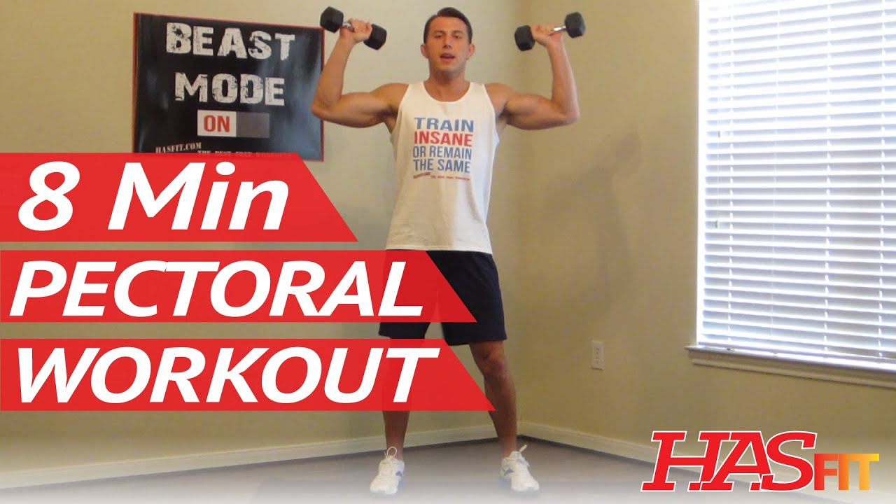 8 Minute Killer Chest Workout at Home - Chest Exercises Routine - Pectoral Workout - Chest Work Out