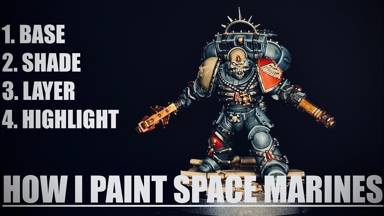 How To Paint : Space Marines | Lemartes From Warhammer 40k