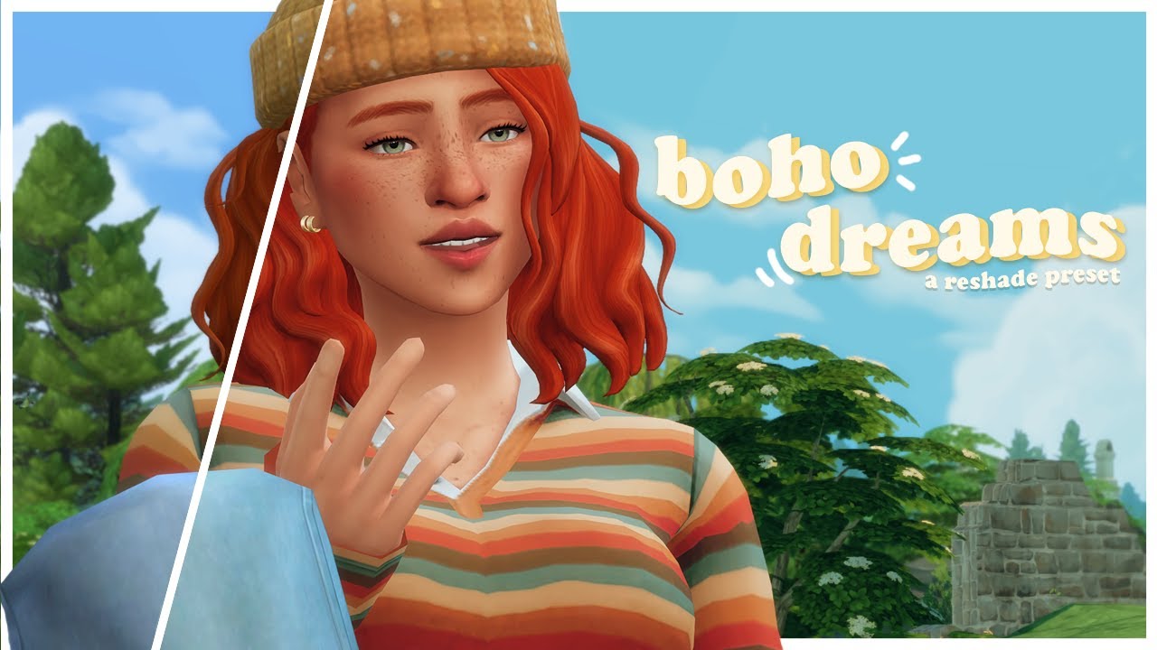 Make The Sims Look Better with my boho dreams Reshade Preset! 🌻☁️