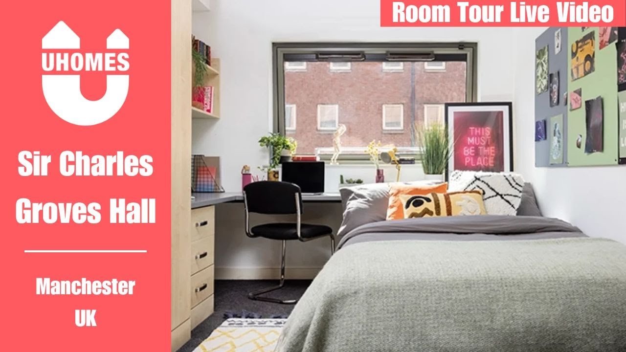 The Comfortable Student Accommodation In Manchester - Sir Charles Groves Hall [Room Tour]
