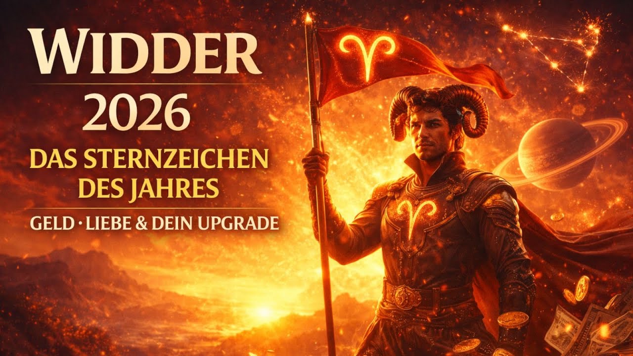 WIDDER 2026: Das Sternzeichen des Jahres – Geld, Liebe & dein Upgrade (Jahreshoroskop)