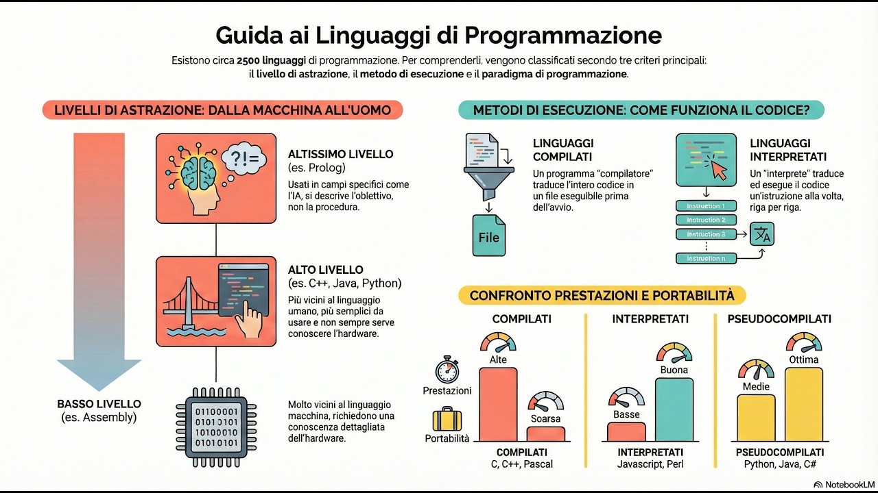 Classificazione dei linguaggi di programmazione