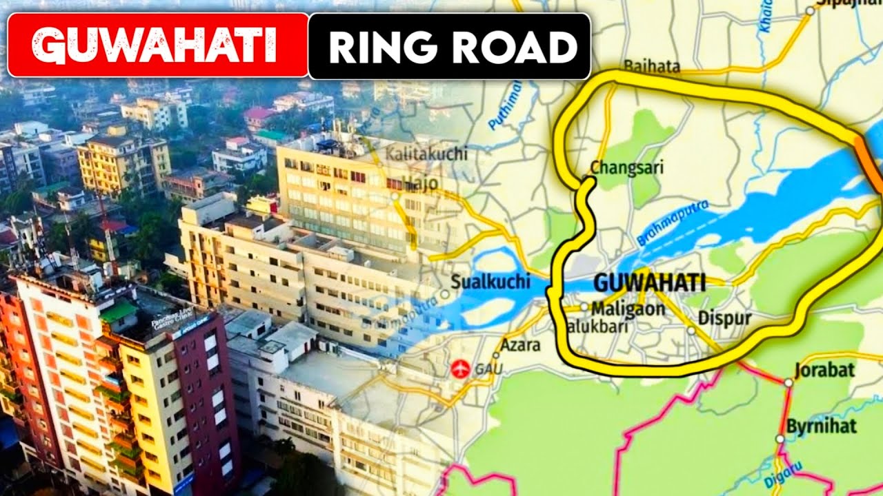 GUWAHATI Inner Ring Road is ASSAM's first Expressway | Assam Mega Projects 2023 || Inframation