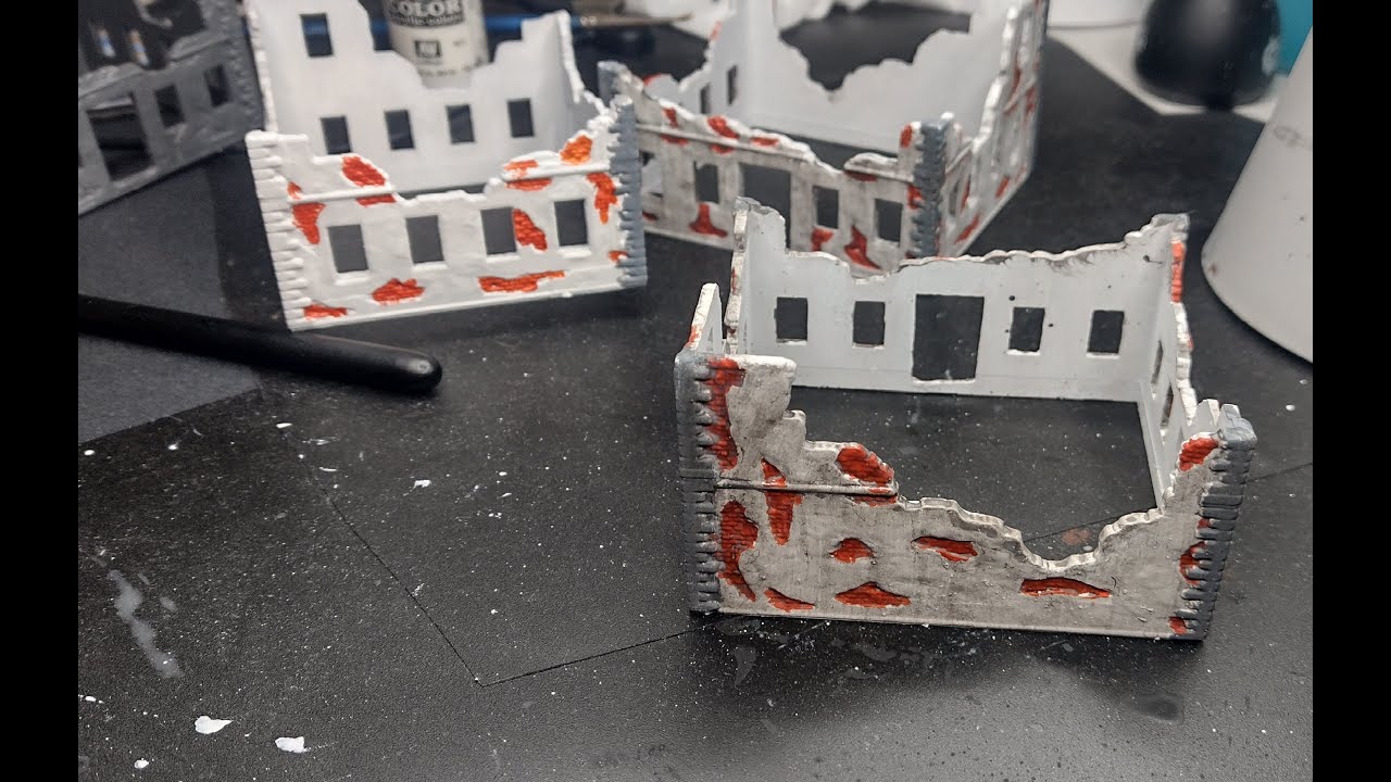 How to paint: Ruined house Company of Heroes the bg