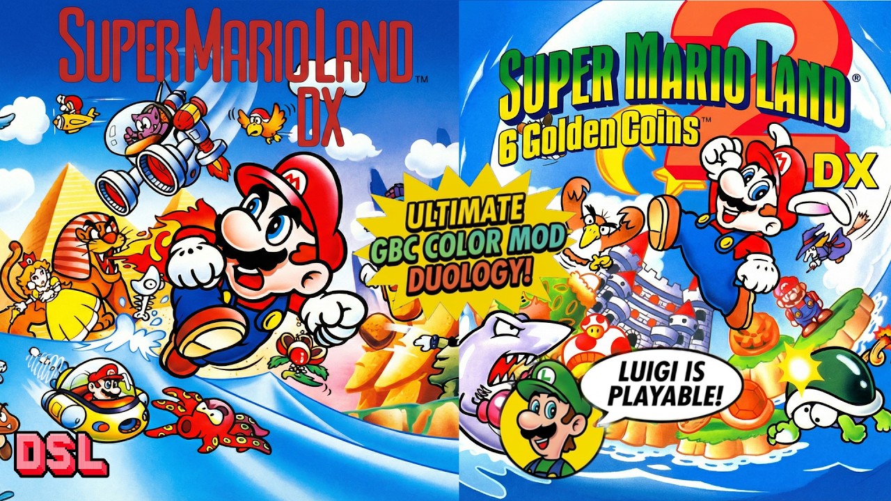 Mar10 Day Stream With Super Mario Land DX 1 and 2 - The ULTIMATE GBC COLORIZED DUOLOGY
