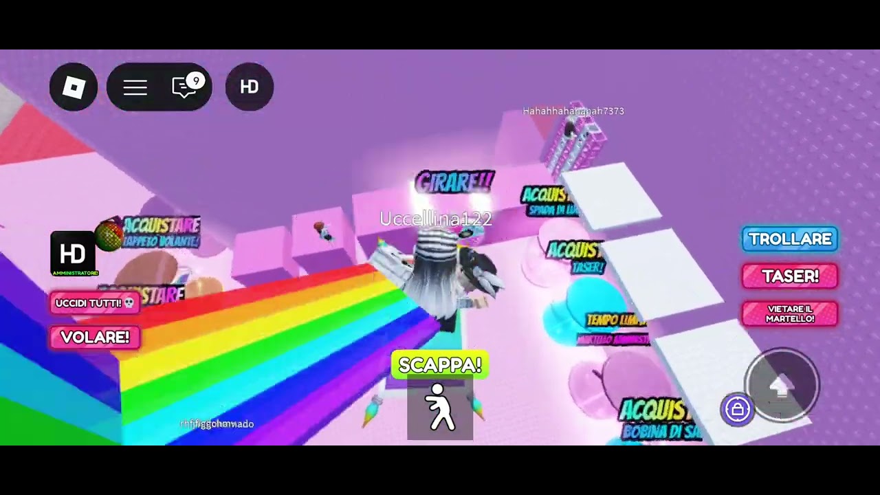 Io una volta su roblox...