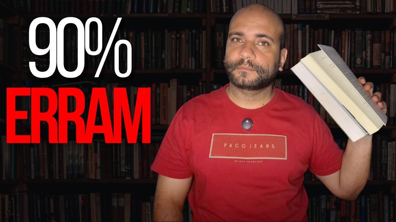 O erro que 90% das pessoas cometem ao tentar criar o hábito da leitura