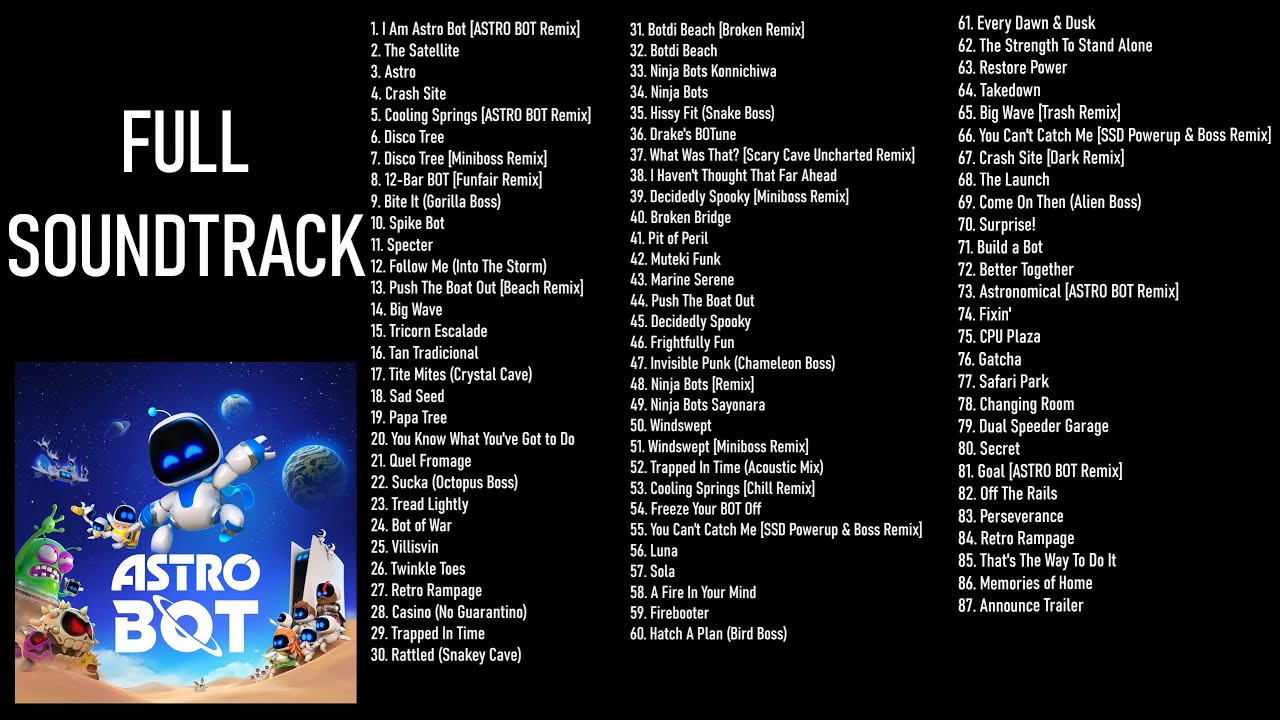 Astro Bot - Full Official Soundtrack (Full OST)