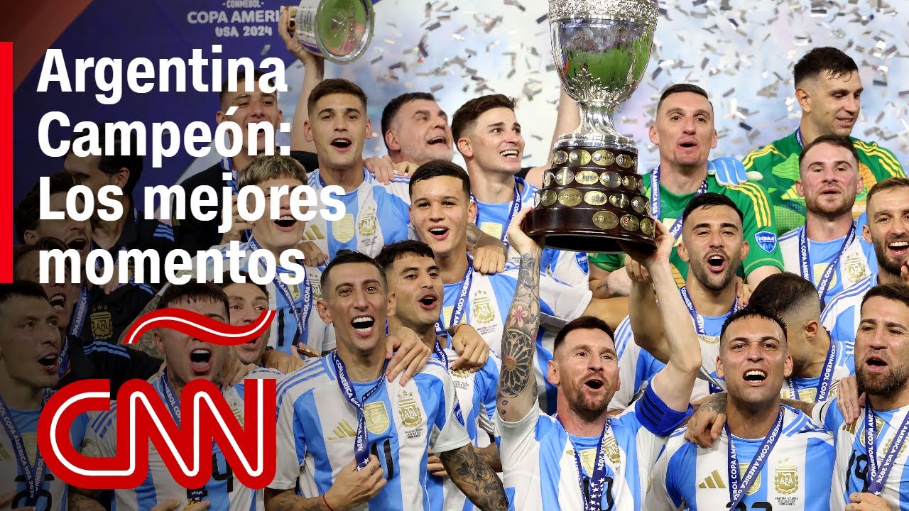 Lo mejor de la final de la Copa América 2024, que Argentina ganó a Colombia