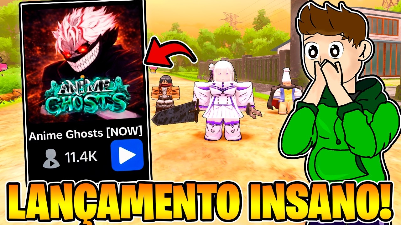 HYPE!!! FINALMENTE LANÇOU O ANIME GHOSTS E ESTÁ INSANO DE VICIANTE! 