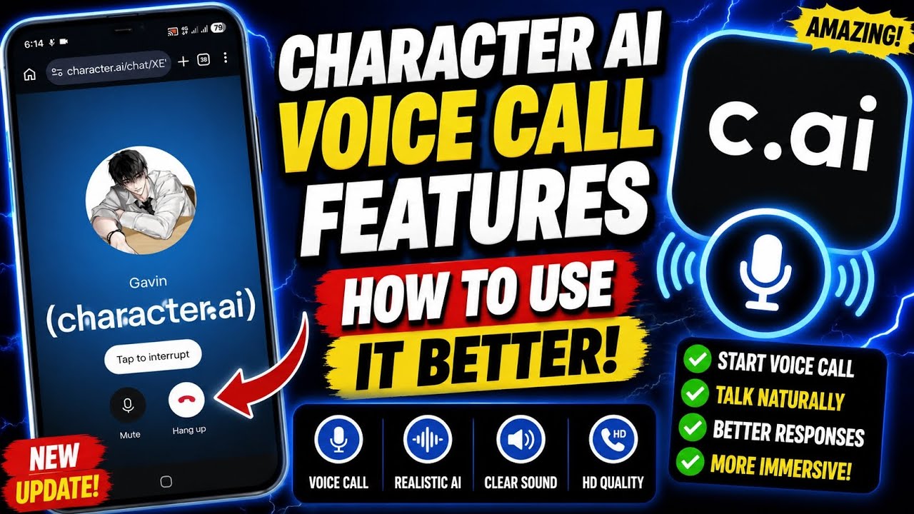 Character Ai Voice Call Features | How to Use it Better 