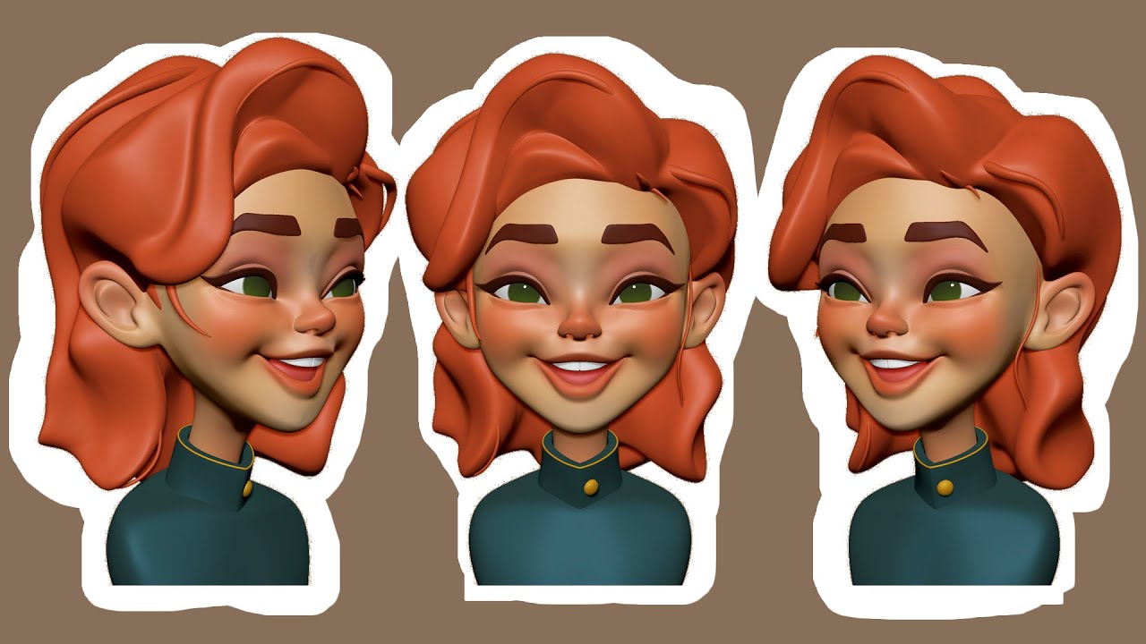 Cute 3D Character Time-lapse