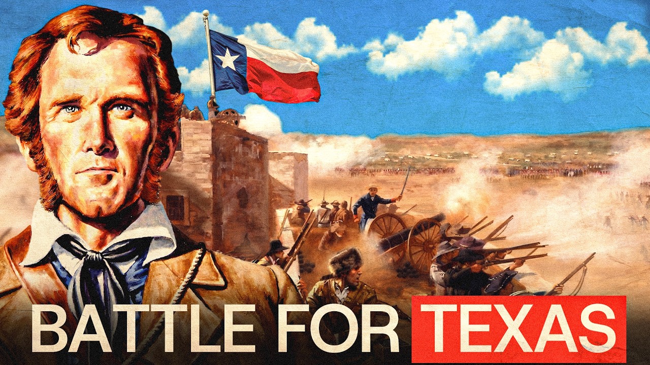 The Battle of the Alamo - TEXAS VS MEXICO - 3D BATTLE ANIMATION