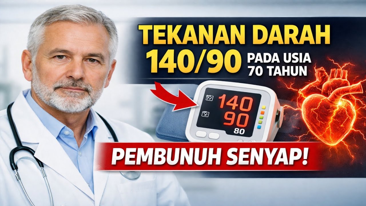 Pakar Jantung Memberi Amaran Keras: Tekanan darah 140/90 pada usia 70 tahun BUKANLAH tahap yang nor