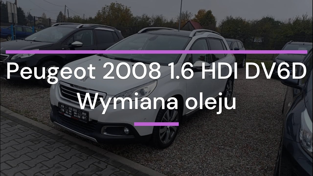 Peugeot 2008 wymiana oleju