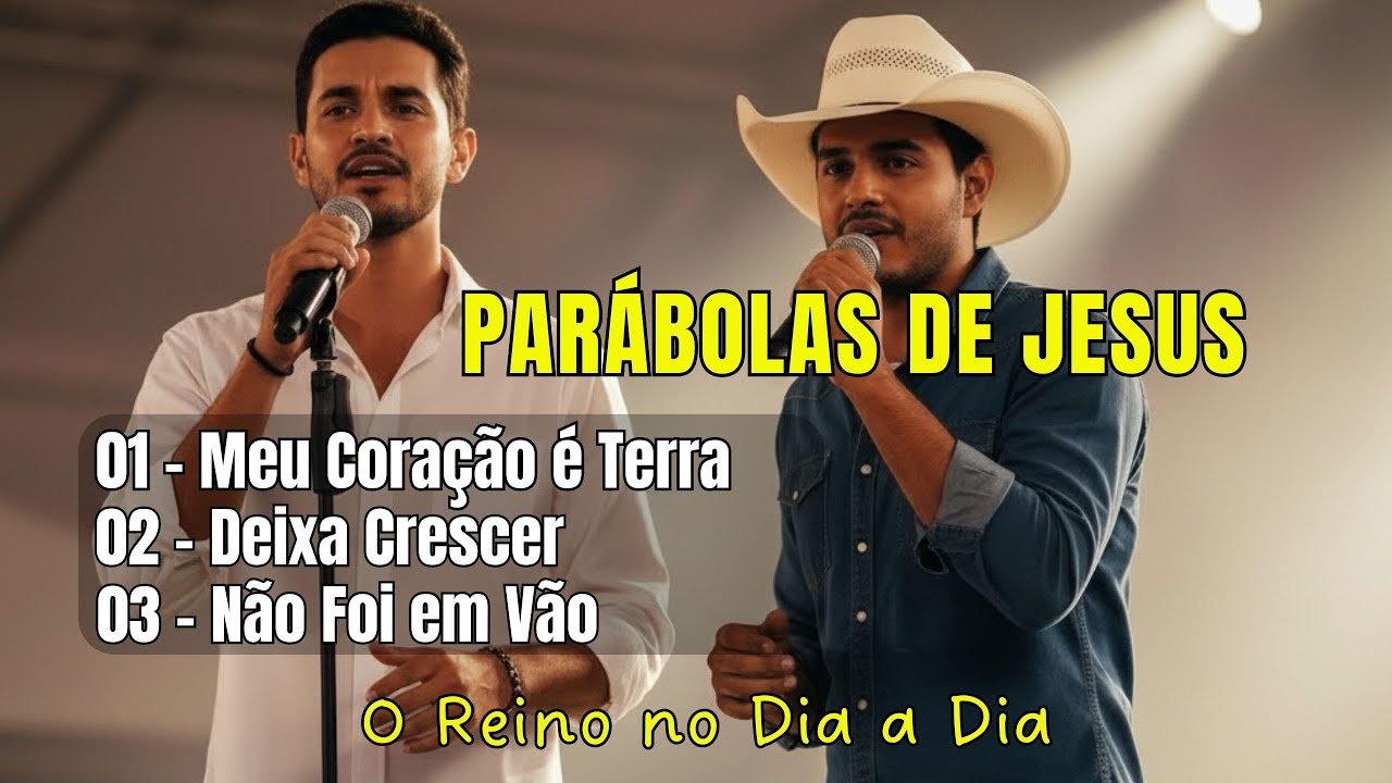 VIOLA, VOZ e HINOS - Álbum: PARÁBOLAS DE JESUS - parte 4 | O Reino no Dia a Dia - Sertanejo Cristão
