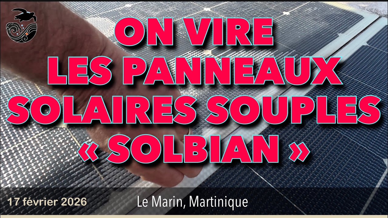 Terminé les panneaux solaires souples Solbian !