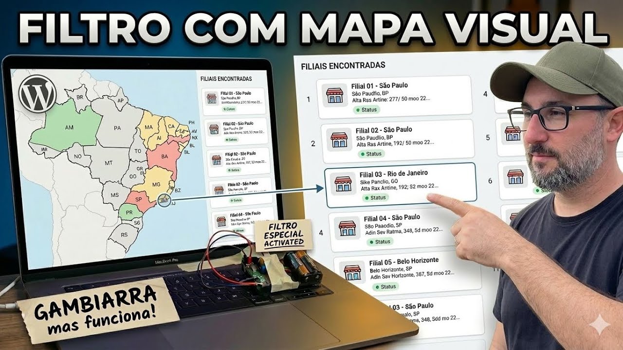 Como criar um filtro visual com Mapa do Brasil para JetEngine no WordPress