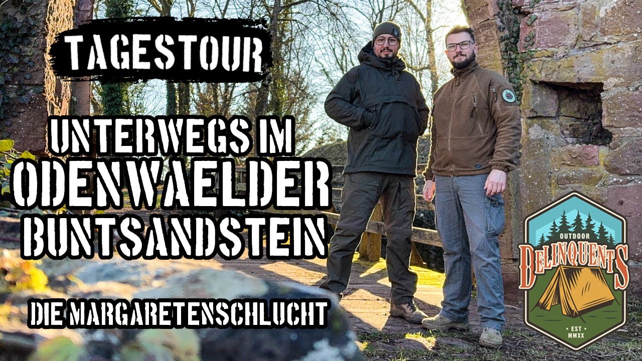 Tagestour: 🥾 Die Margaretenschlucht 🎒  Unterwegs im Odenwälder Buntsandstein 🌲Der Neckarsteig ruft 👣