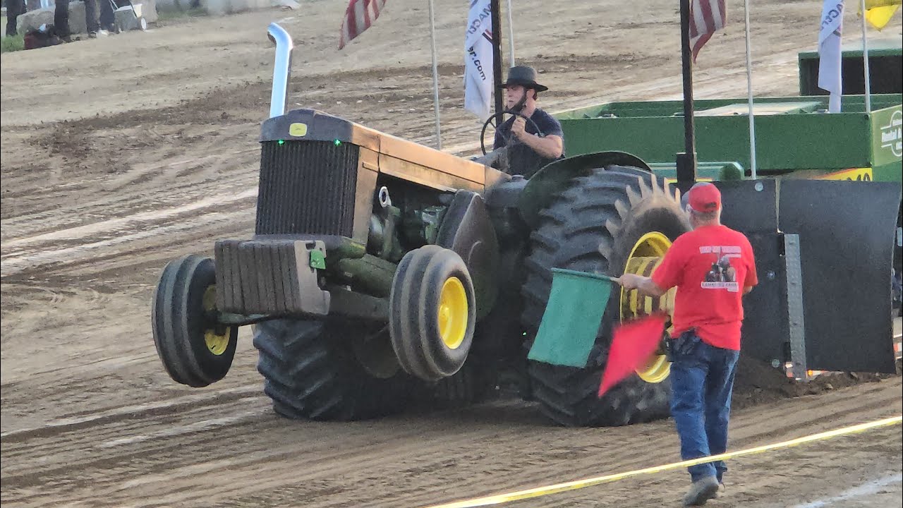 Doughty Valley Benefit Pull in Charm, Ohio June 2024 Antique and Farm Stock Tractor Pulling